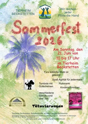 Tierheim Beckstetten Sommerfest